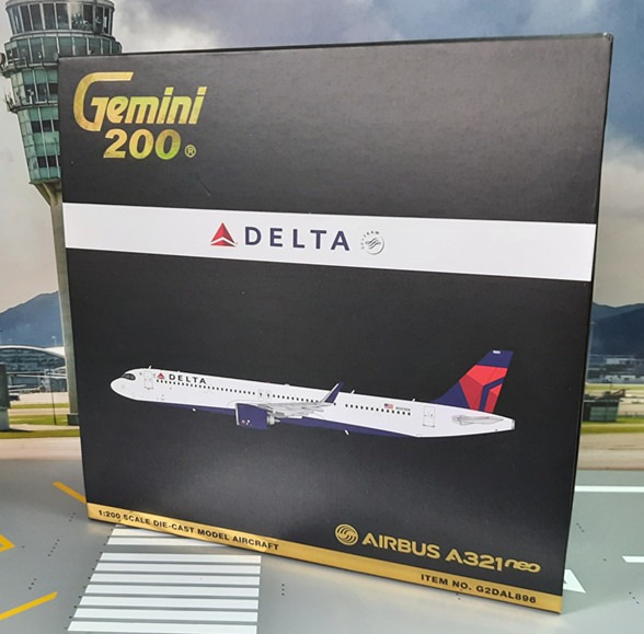 清貨減價Geminijets 1:200,飛機模型,DELTA AIRLINES 達美航空A321neo
