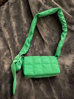Green fluff bag