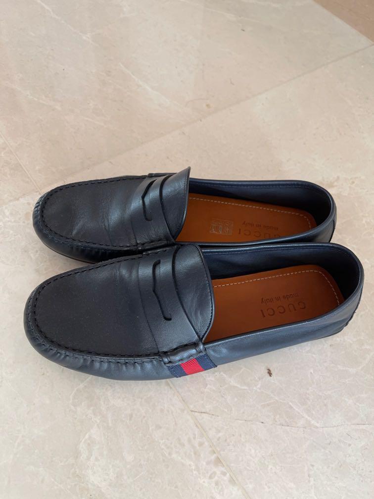 Gucci loafers hot sale men blue