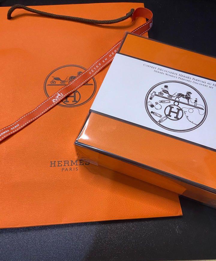 Hermes discovery set authentic (Category: Fragrance & Deodorants) located in Manila. Submitted by stack.in.it (Listing ID 1169820669, Image 2). Description: Authentic discovery set with paperbag.
