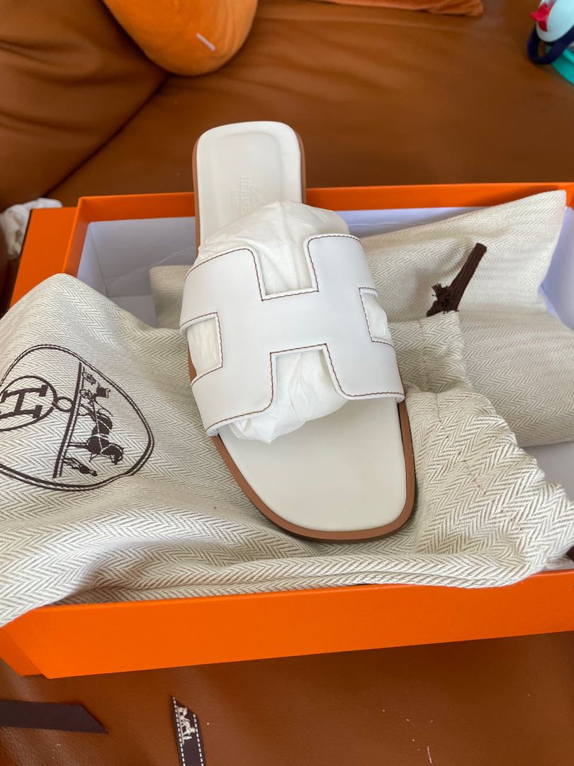 Hermes Oran slipper, Luxury, Sneakers & Footwear on Carousell