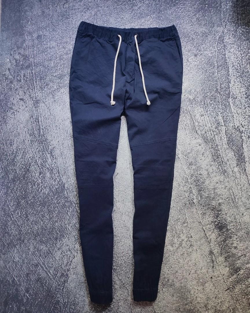 H\u0026M Navy Jogger Pants (stretch/melar 