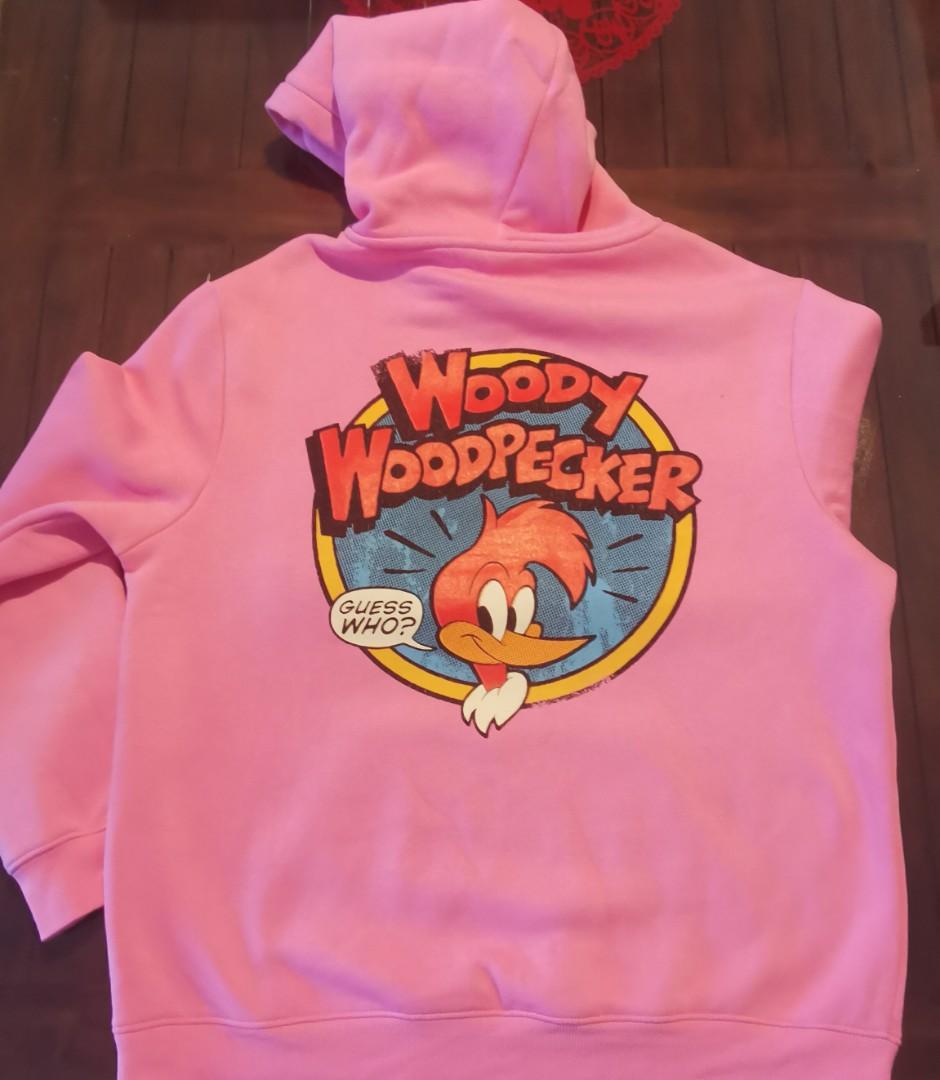 Hu0026M Woody Woodpecker jacket, Men's Fashion, Coats, Jackets and Outerwear on  Carousell