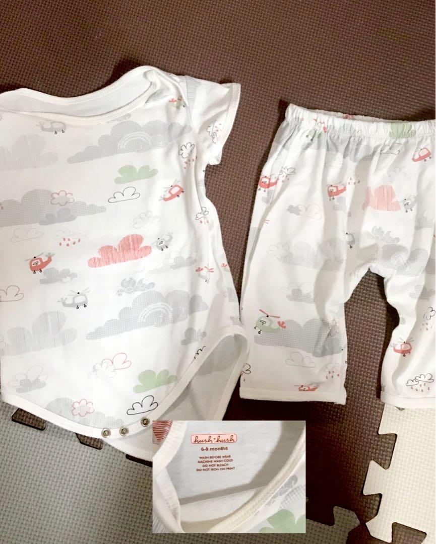Hush hush baby clothes panjama set, Babies & Kids, Babies & Kids