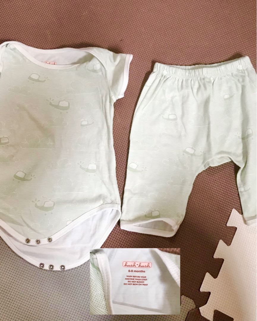 Hush hush baby clothes panjama set, Babies & Kids, Babies & Kids