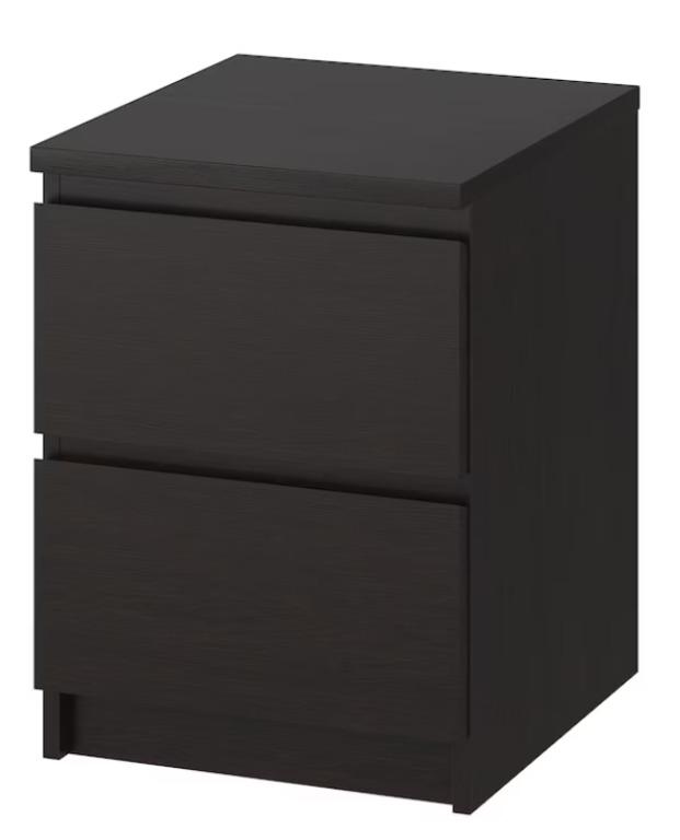 Ikea Malm Bedside Table x2, Furniture & Home Living, Furniture, Other