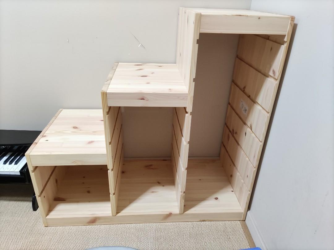 IKEA Trofast Solid wood shelf, Furniture & Home Living, Furniture