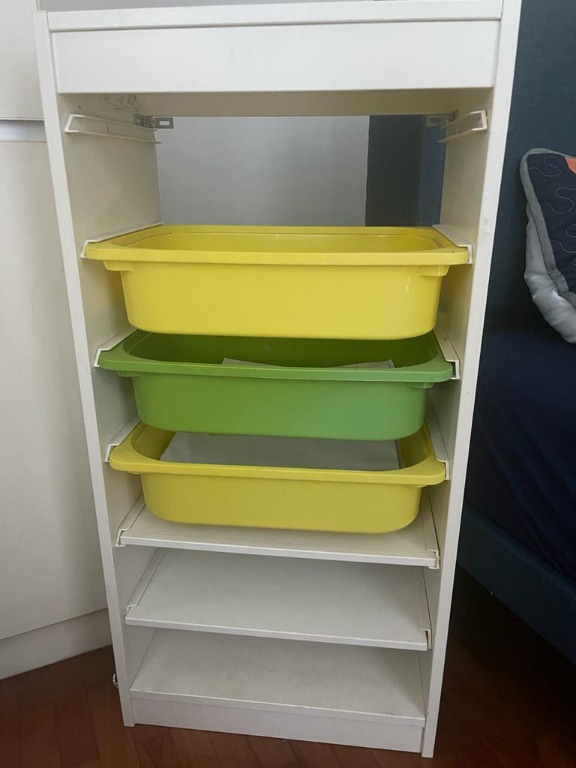 Ikea Trofast Storage Combination (46*30*95) with tubs, Furniture & Home