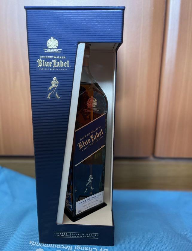 Johnnie Walker Blue Label Year of Pig (750ml), Food & Drinks ...
