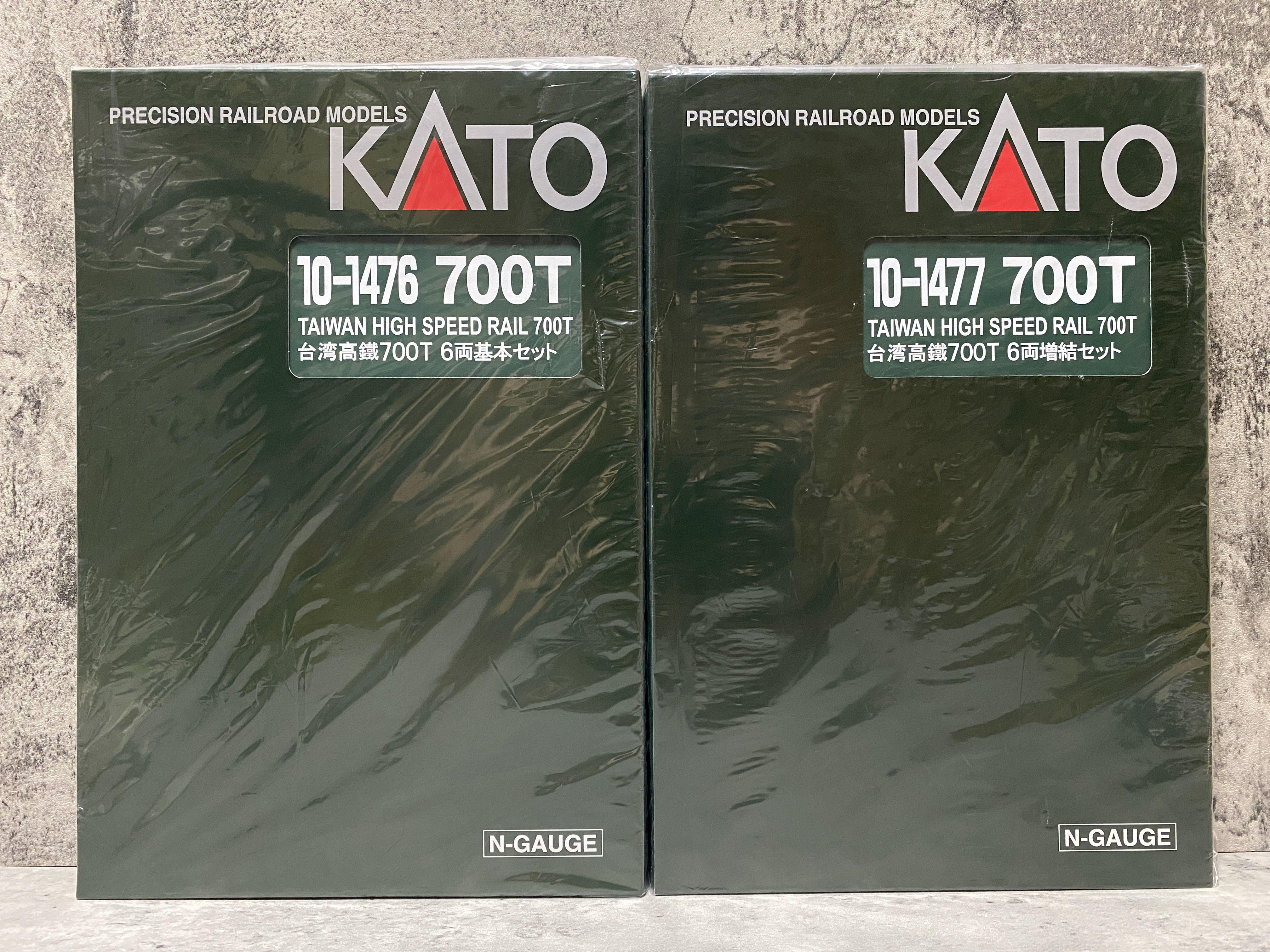 KATO 10-1476,10-1477 台灣高鐵700T 新幹線6两基本+6两增節全新日版
