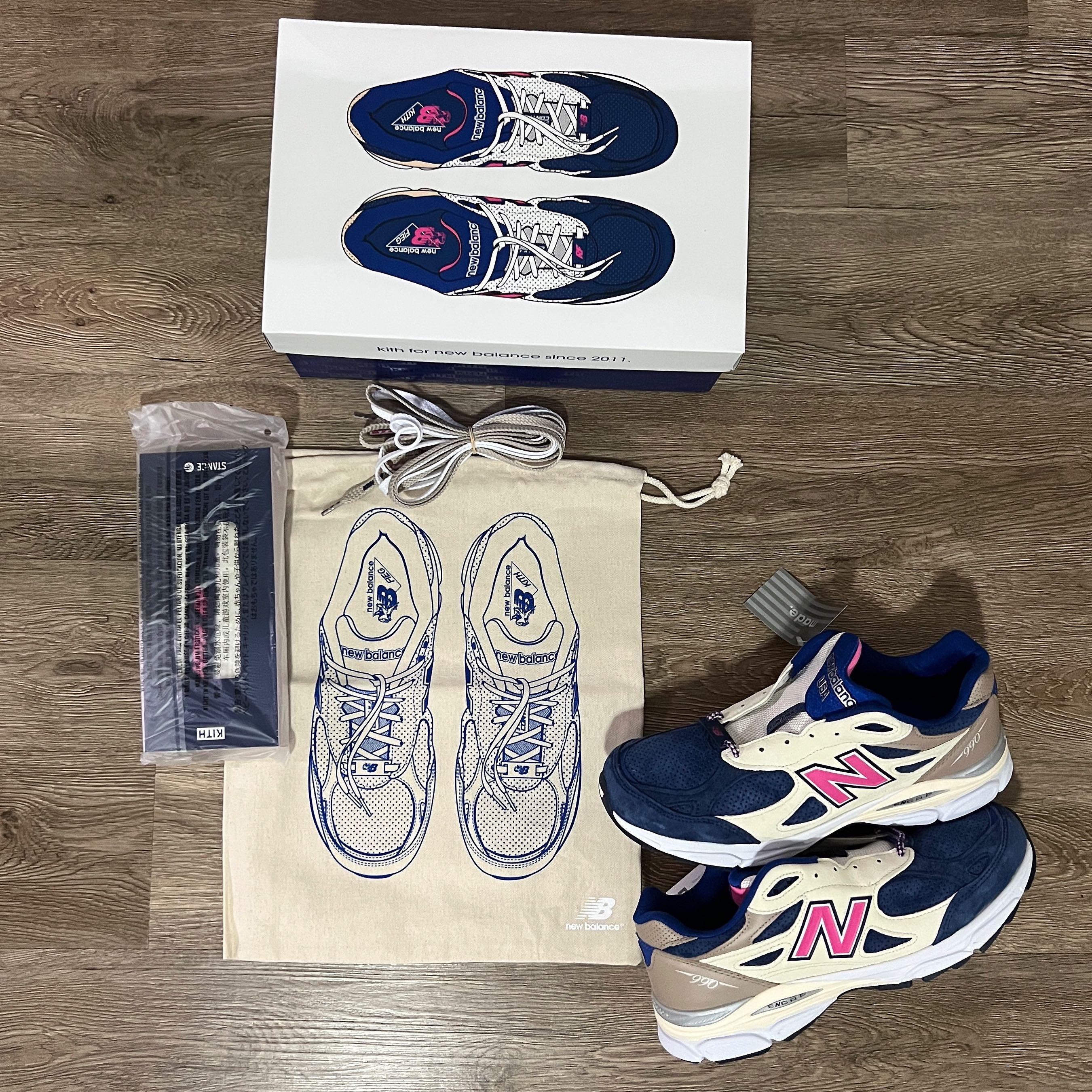 Kith u0026 New Balance Daytona 990v3 US11, Men's Fashion, Footwear, Sneakers on  Carousell