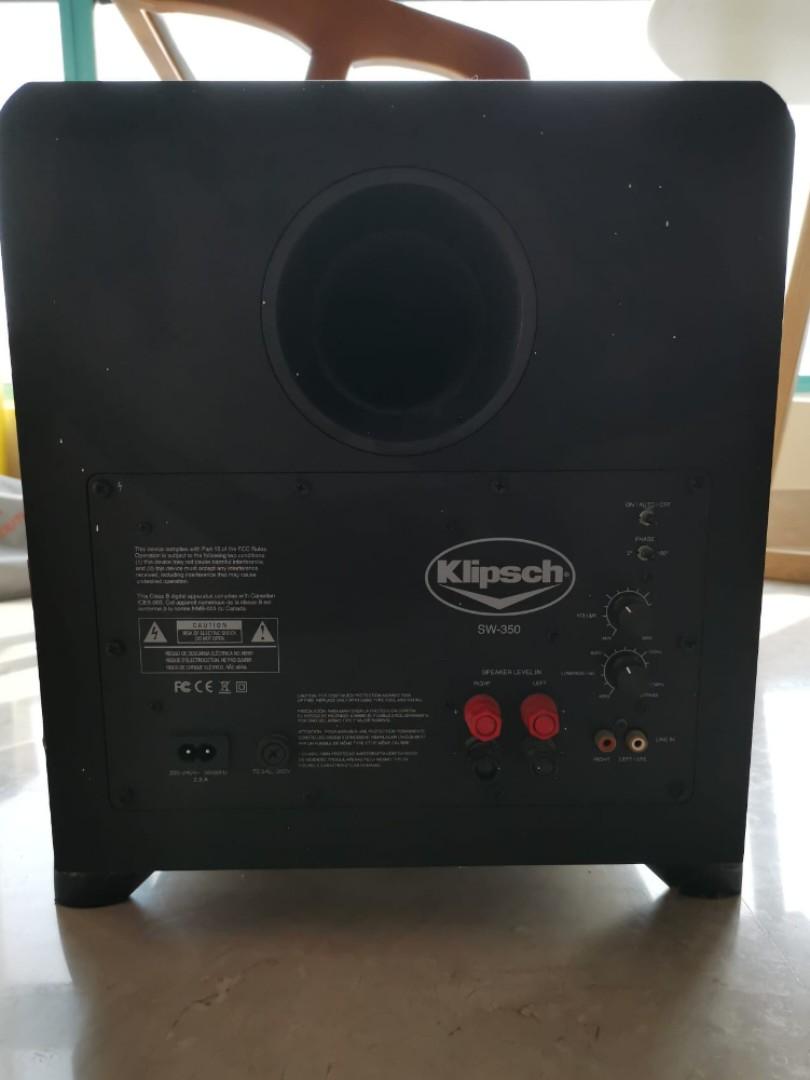 Klipsch sw clearance 350 sub