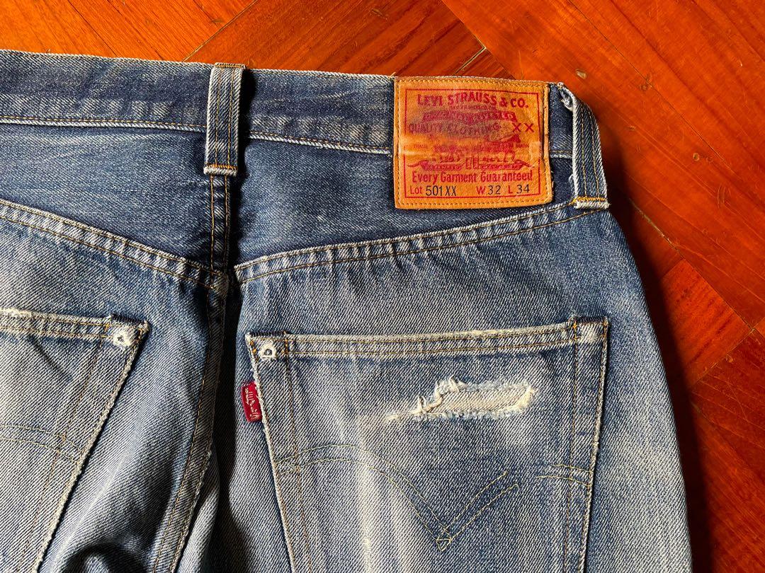 Levis 47501 501xx vintage lvc, 男裝, 褲＆半截裙, 牛仔褲- Carousell