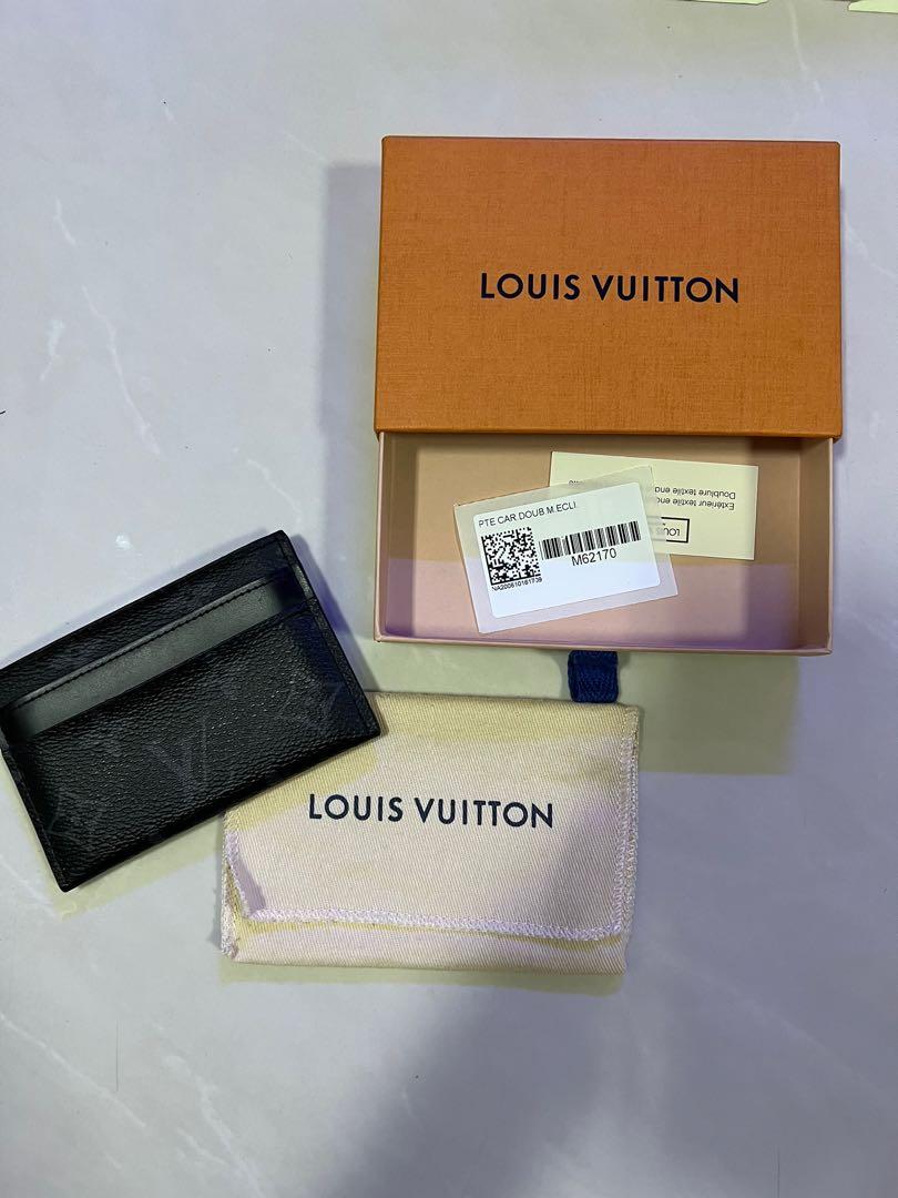 Louis Vuitton Double Card Holder, Men's Fashion, Watches & Accessories