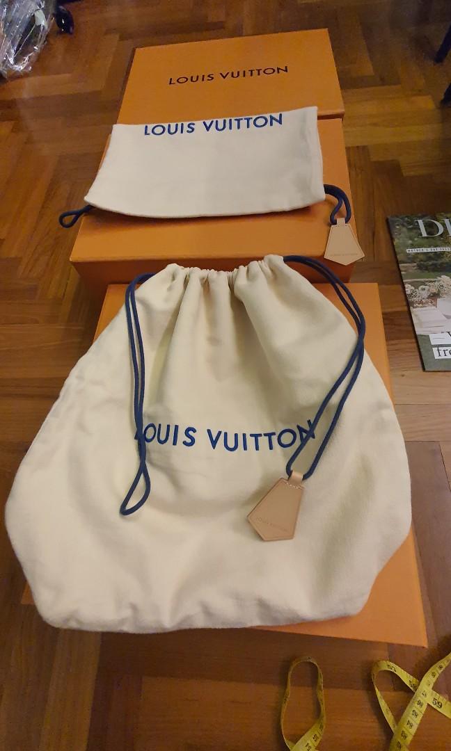 LOUIS VUITTON Dust Bag 10 Set Brown Beige 100 Cotton 65042  brandjfa
