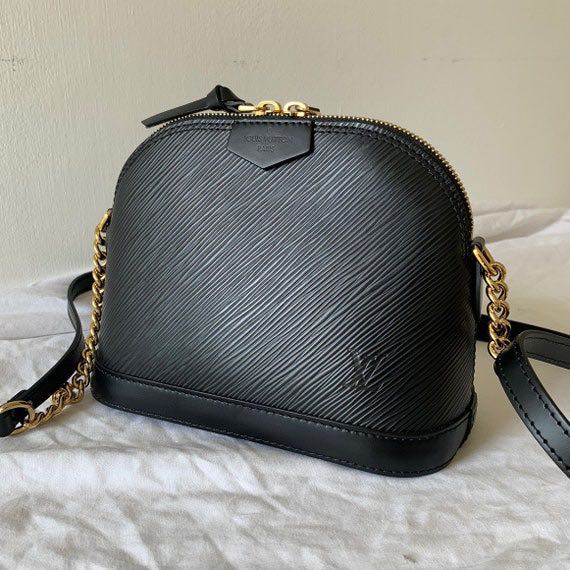 LV Alma Mini Bag Epi Leather Louis Vuitton, Luxury, Bags & Wallets on  Carousell