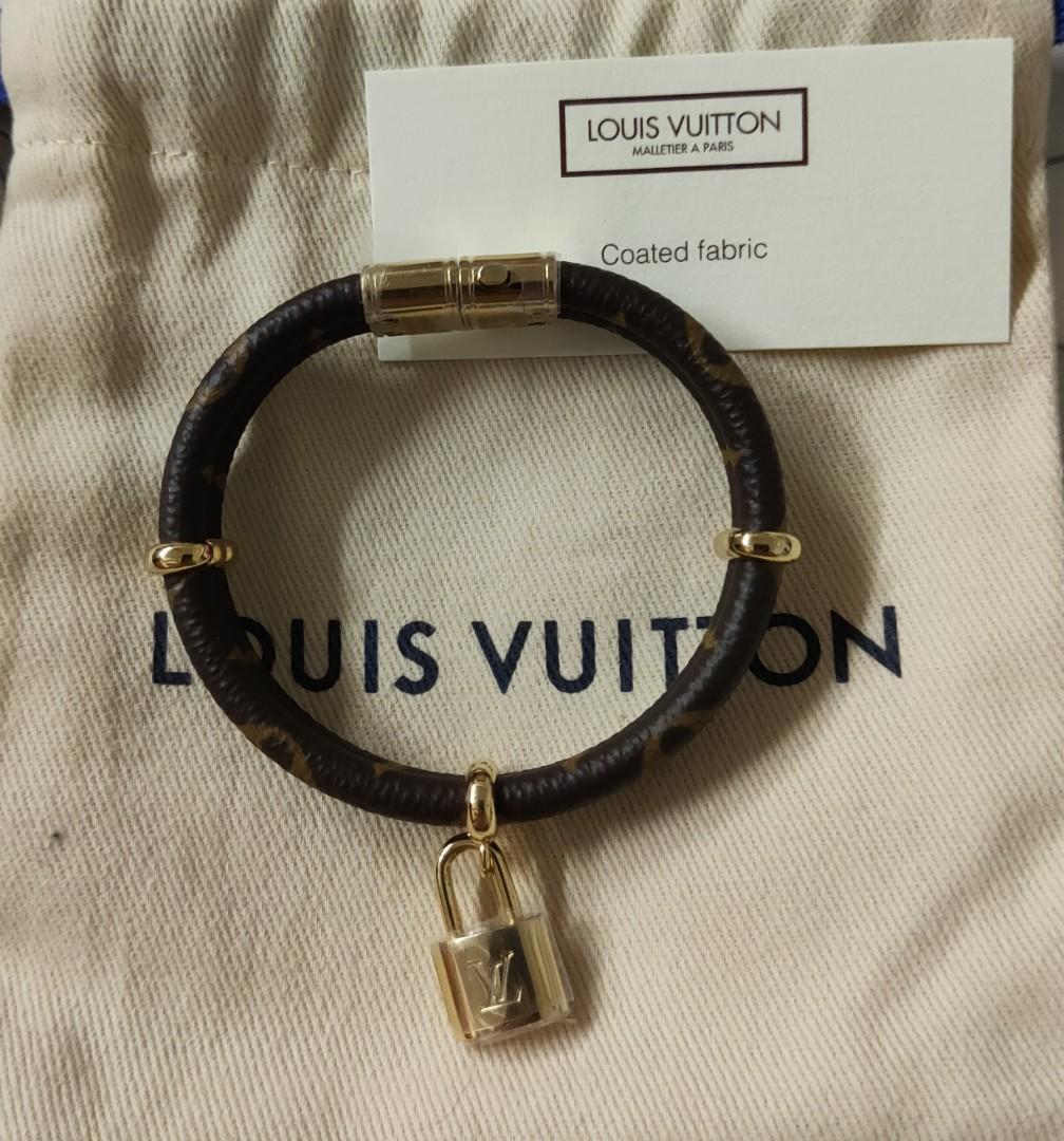 LOUIS VUITTON LV Bracelet Brasley Keep It Twice M6640 Monogram Gold