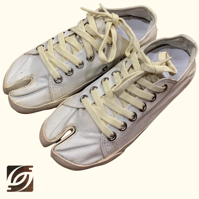 margiela canvas tabi