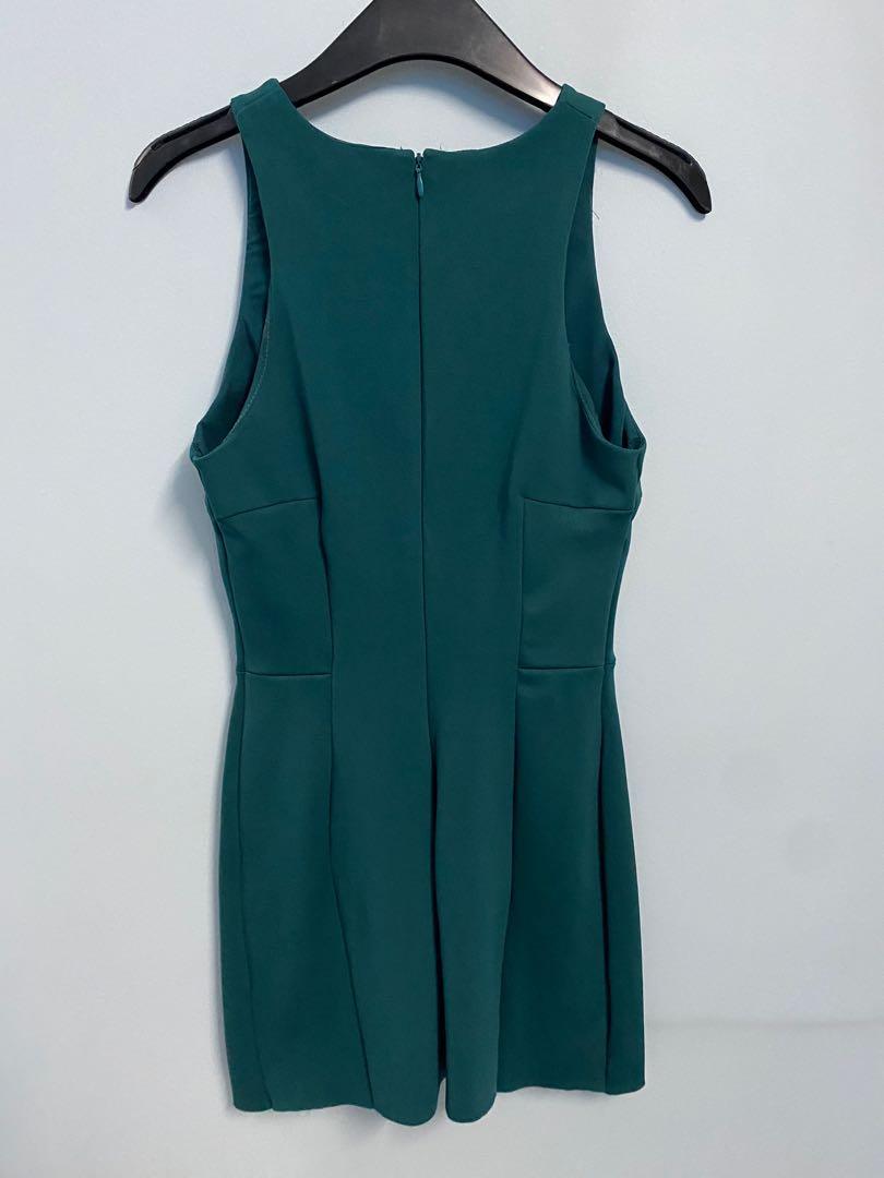 Mango Green Mini Dress, Women's Fashion, Bottoms, Skirts on Carousell