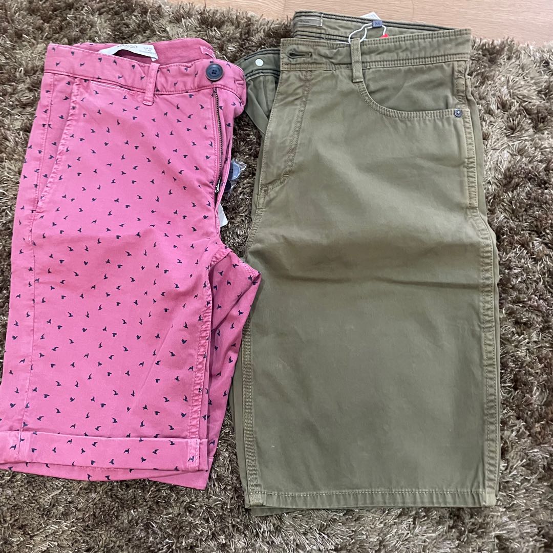 MANGO Mens half pants set of 2, Men's 