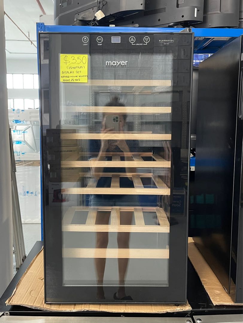 MAYER 28 BOTTLES WINE CHILLER MMWC28MAG (DISPLAY SET) 350 INCLUDE