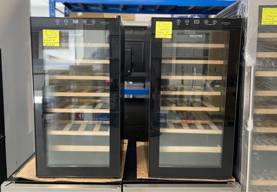 MAYER 28 BOTTLES WINE CHILLER MMWC28MAG (DISPLAY SET) 350 INCLUDE