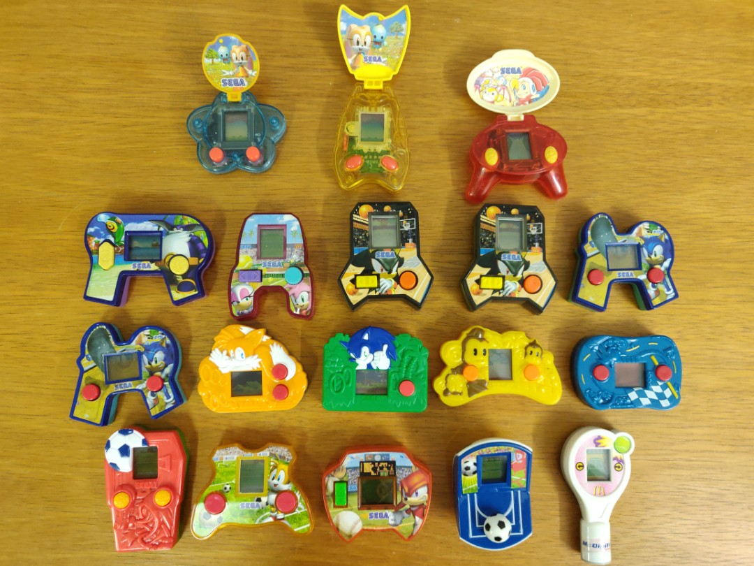 Sega happy meal toys hot sale