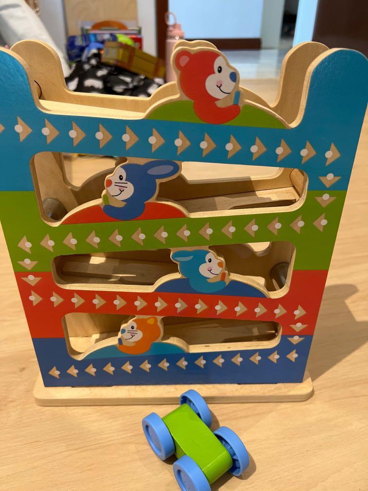 Melissa and doug first play roll and ring ramp tower 2025
