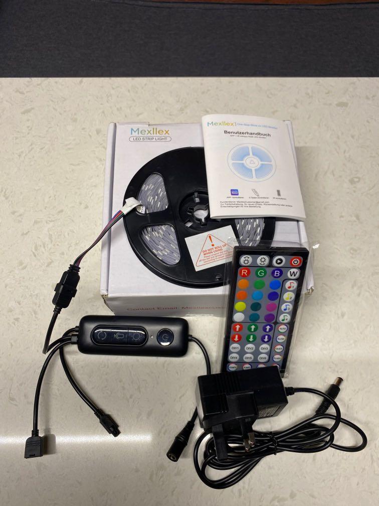 Mexllex LED Strip Light (15m), Furniture & Home Living, Lighting & Fans