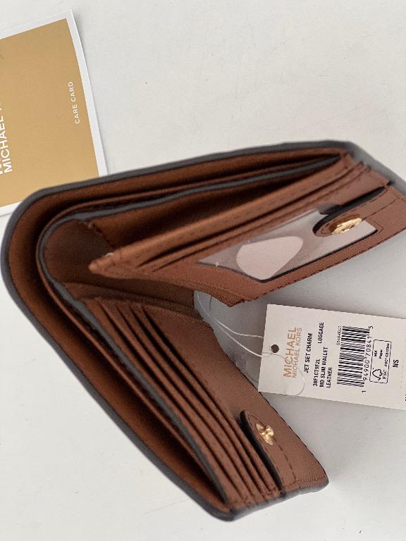 NWT Michael Kors Jet Set Charm Medium Saffiano Leather Wallet