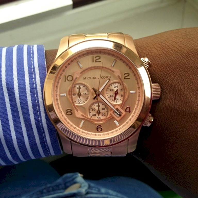Michael Kors Men's Runway Rose Gold-Tone Watch MK8096, Men's Fashion,  Watches & Accessories, Jewelry on Carousell