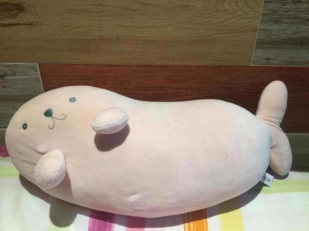 Miniso seal stuffed toy, Hobbies & Toys, Toys & Games on Carousell