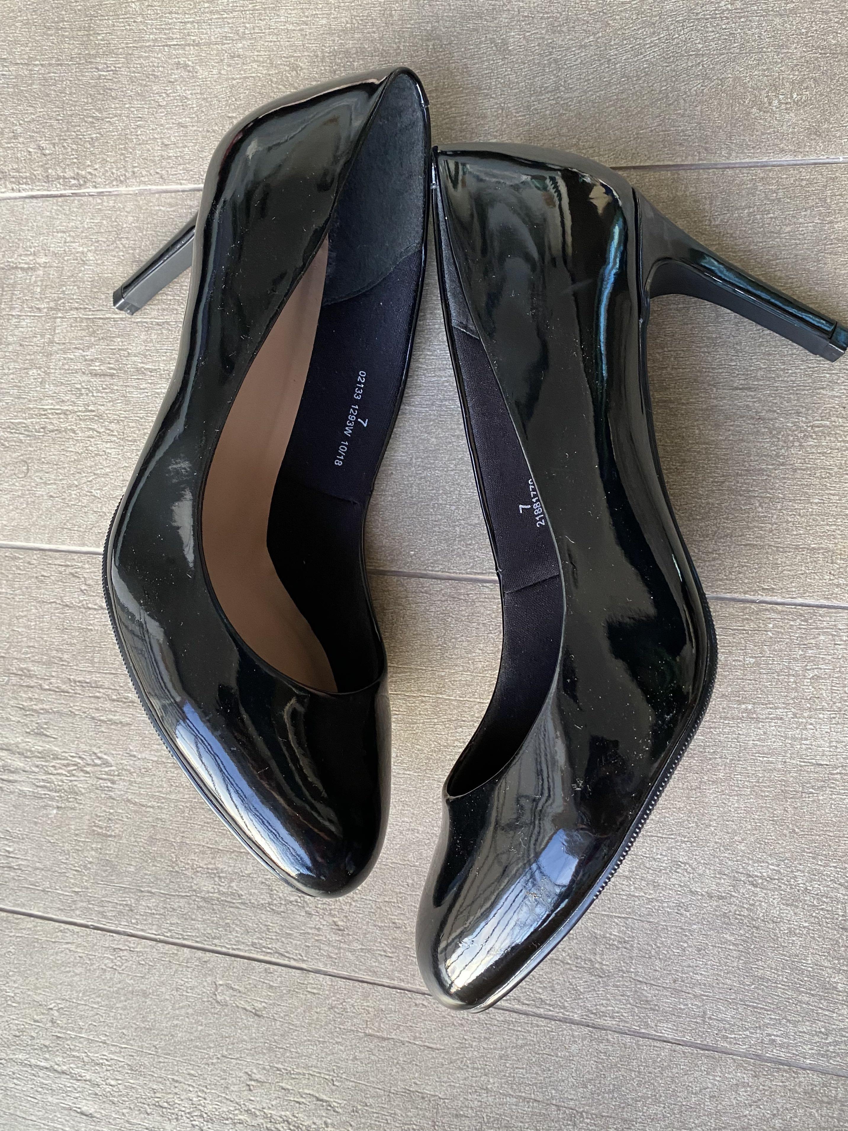 New Black pumps heels size UK 7 any occasion casual to formal