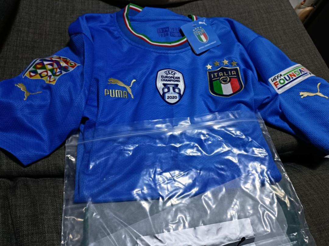 NEW Italy football soccer jersey polo tee shirt tshirt top Puma