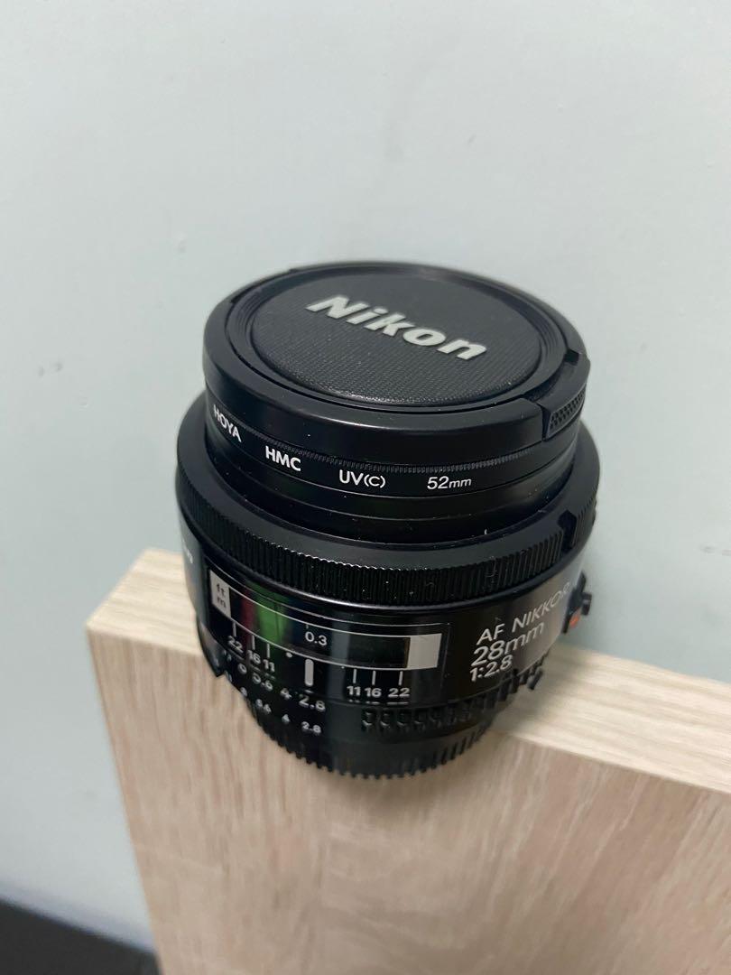 Nikon AF Nikkor 28mm 1:28, 攝影器材, 鏡頭及裝備- Carousell