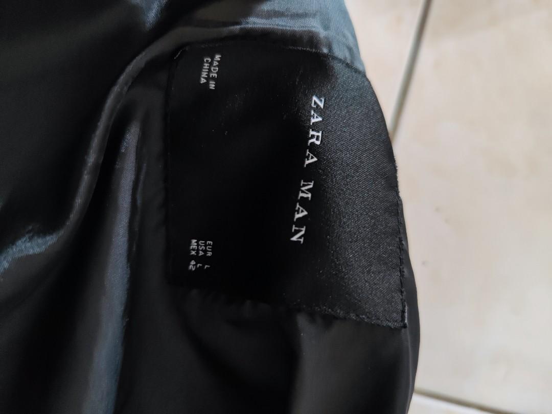 Old ZARA Men black Boomber Jacket Men s Fashion Coats Jackets