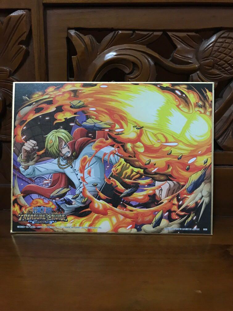 One Piece Treasure Cruise Sanji Shikishi Hobbies Toys Collectibles Memorabilia Fan Merchandise On Carousell