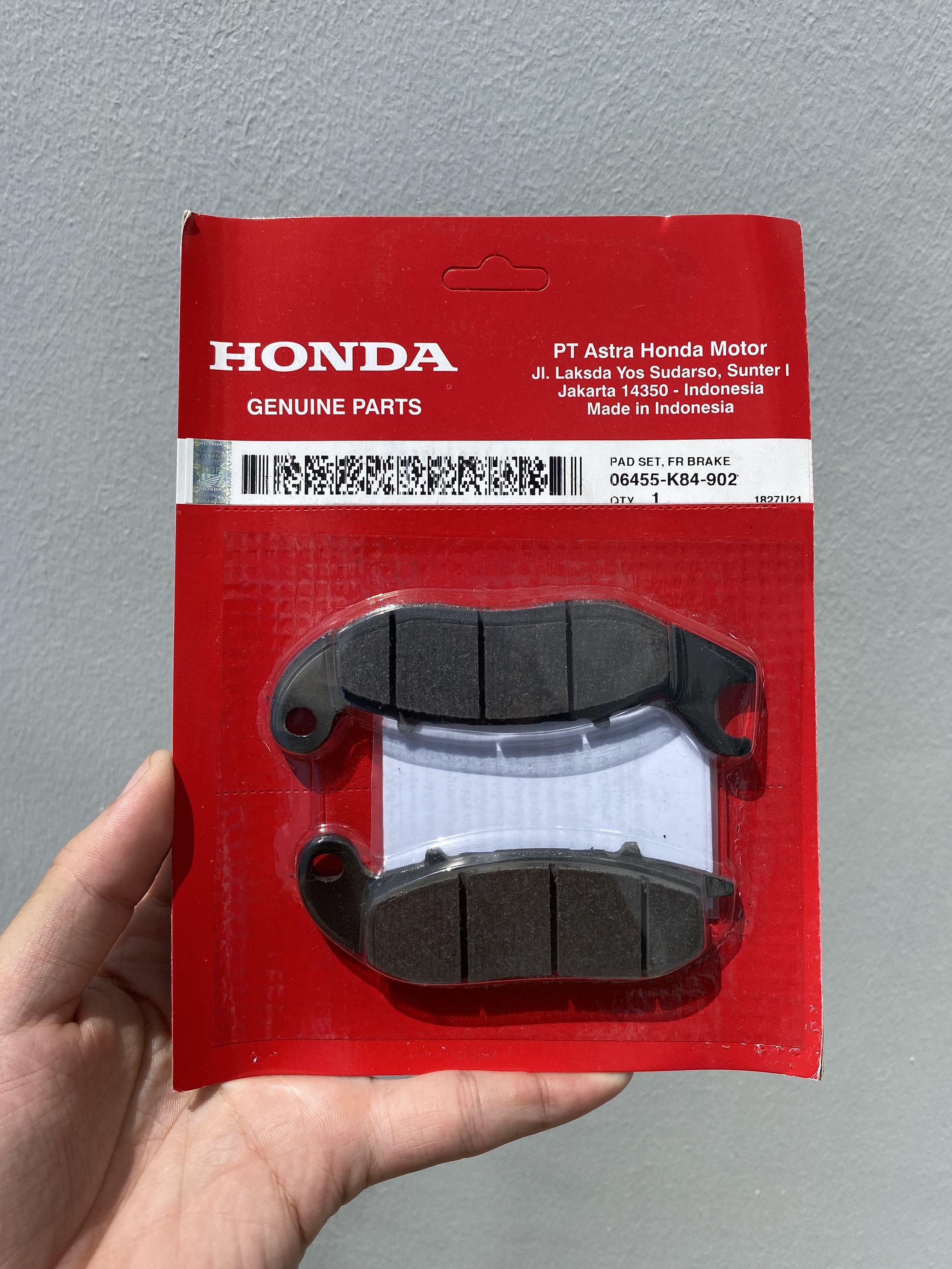 Original Genuine Honda brake pads for ADV 150 / PCX 150 / PCX 160 / CRF