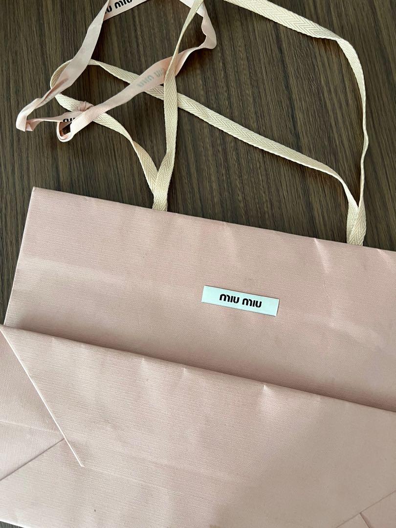 Original Miu Miu paper bag