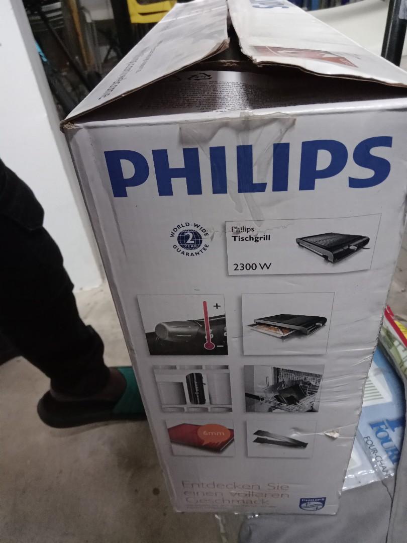Philips hd4419/20 table grill 2300w, TV & Home Appliances, Kitchen Appliances, Ovens & Toasters