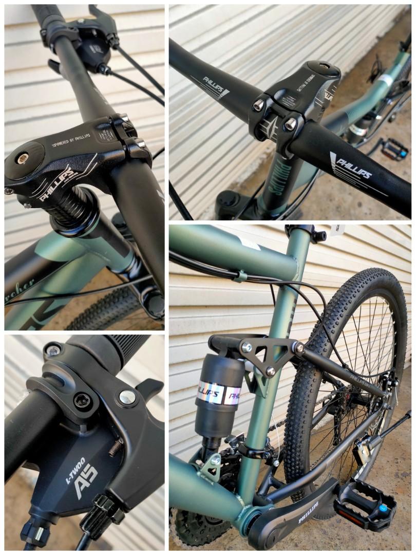 Phillips Full Suspension Mountain Bike Bicycle 26 29 Inch Wheel 24 27 30 Speed Sports Equipment Bicycles Parts Bicycles on Carousell