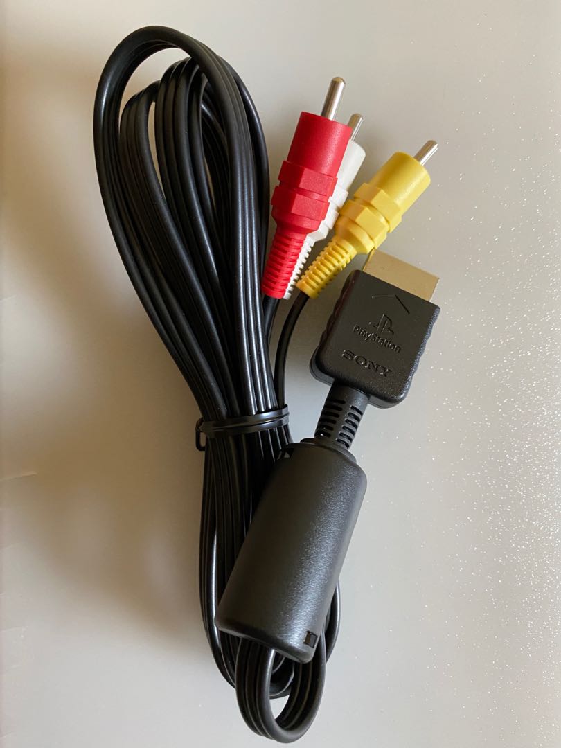 PlayStation AV Cable, Video Gaming, Gaming Accessories, Cables