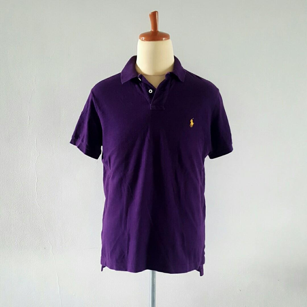 Polo Ralph Lauren Purple T shirt Men s Fashion Tops Sets