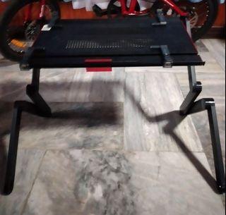 Portable Foldable Computer/Laptop Desk In Bed with clamps + Mouse Board Stable Table