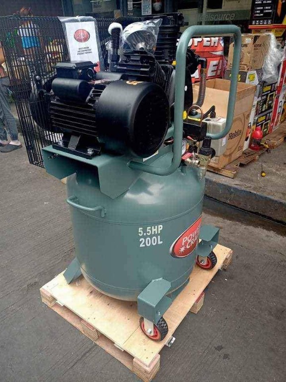 POWERCRAFT 5.5HP VERTICAL AIR COMPRESSOR 200Liters, Commercial