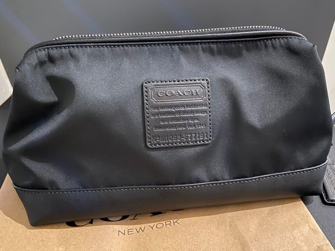 Mens coach toiletry bag 2025