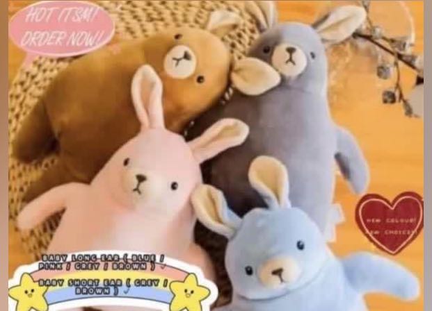 Miniso plush bunny 2025