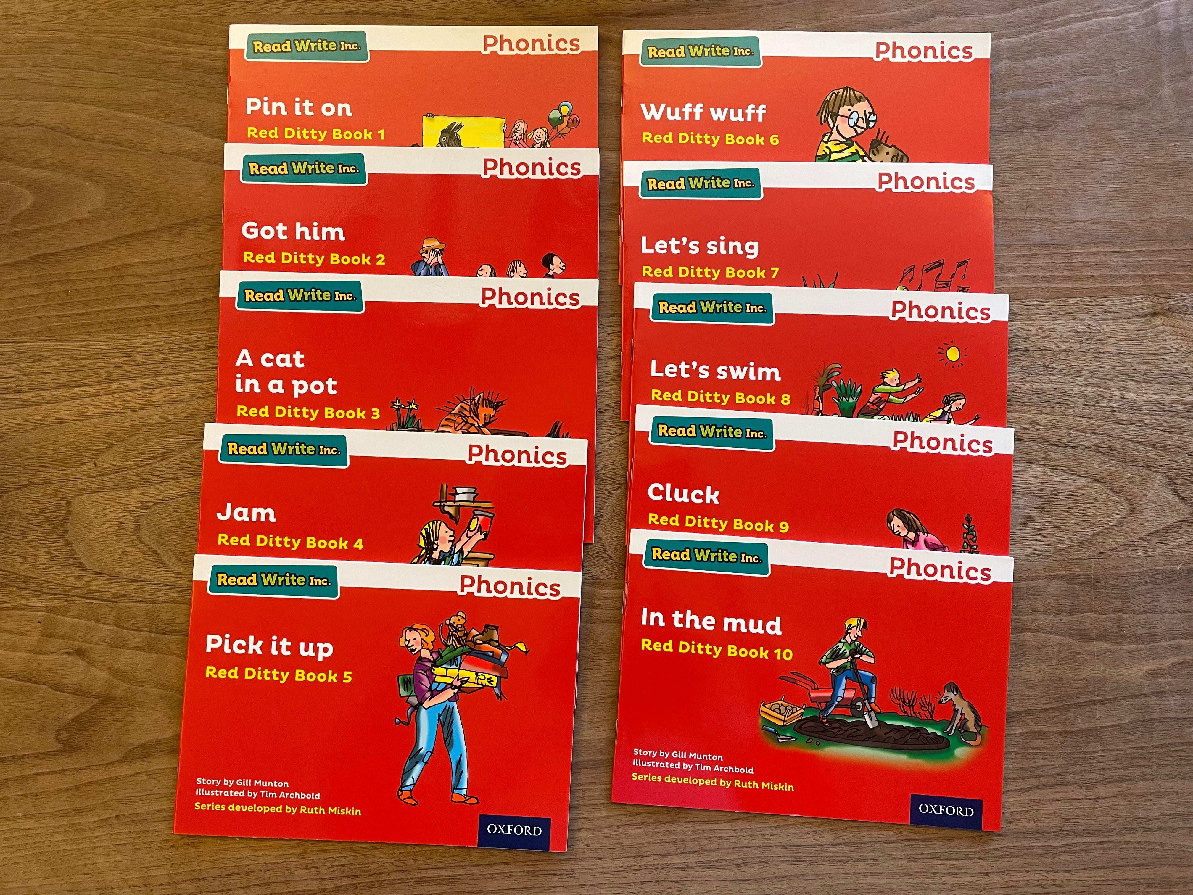 Read Write Inc RWI Phonics Red Ditty Book 110, 興趣及遊戲, 書本 & 文具, 教科書