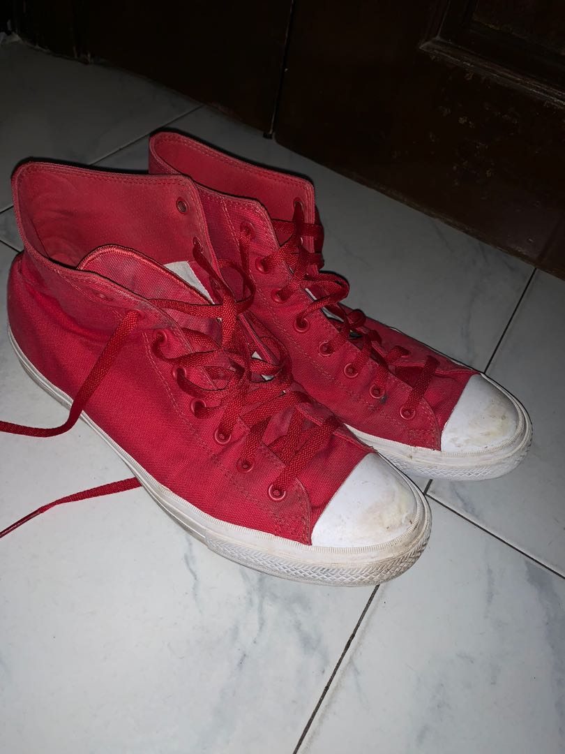 Red US 13 Converse Men s Fashion Footwear Sneakers on Carousell