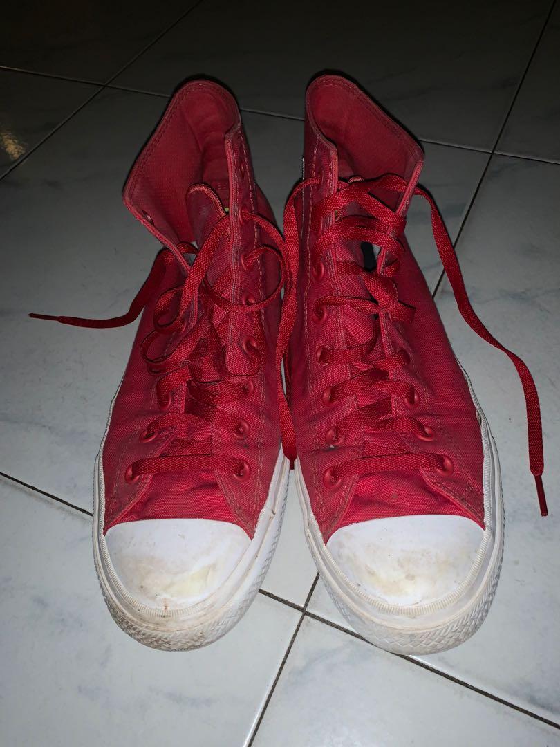 Red converse size 13 hot sale